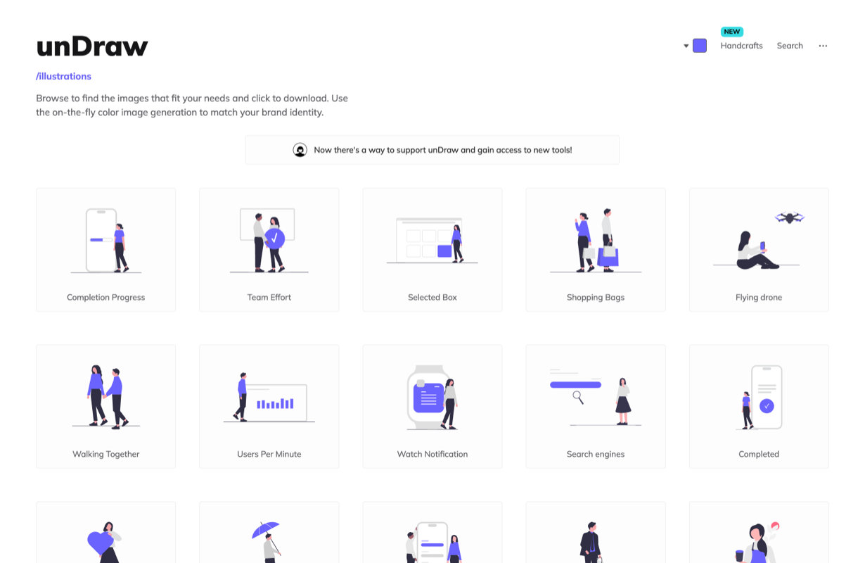 unDraw illustrations