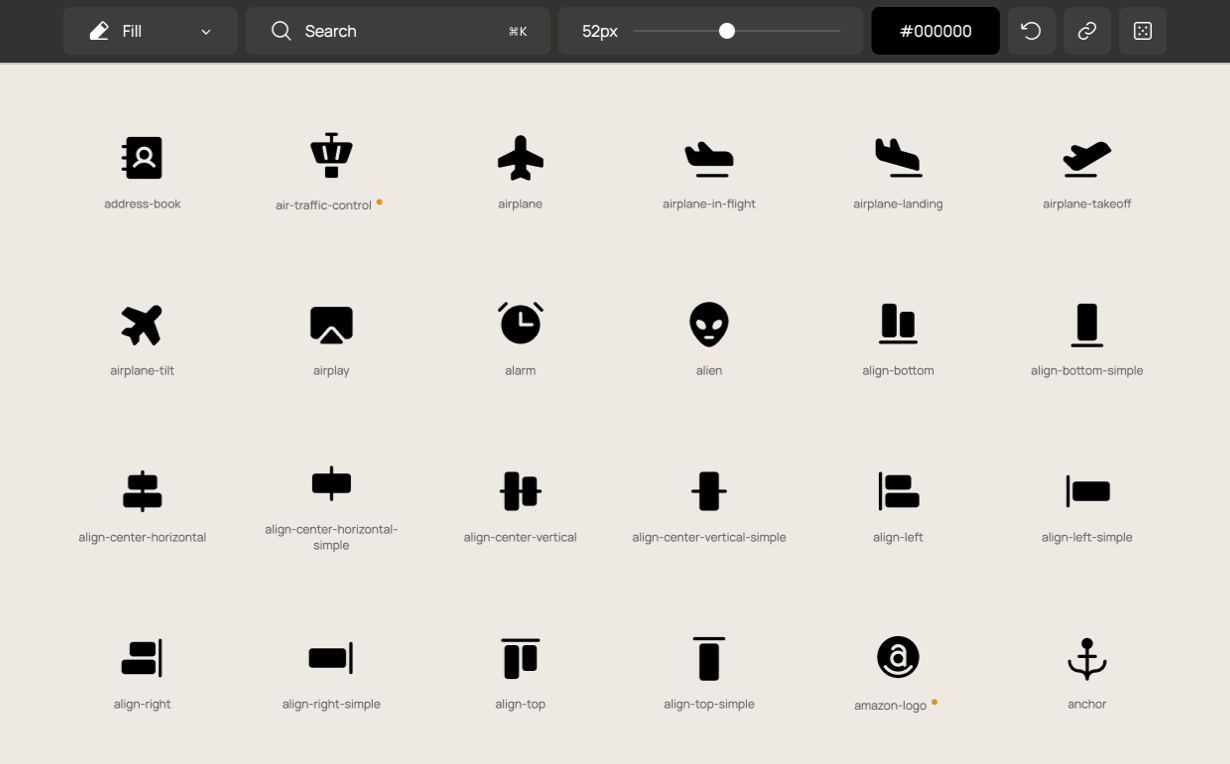 Phosphor Icons