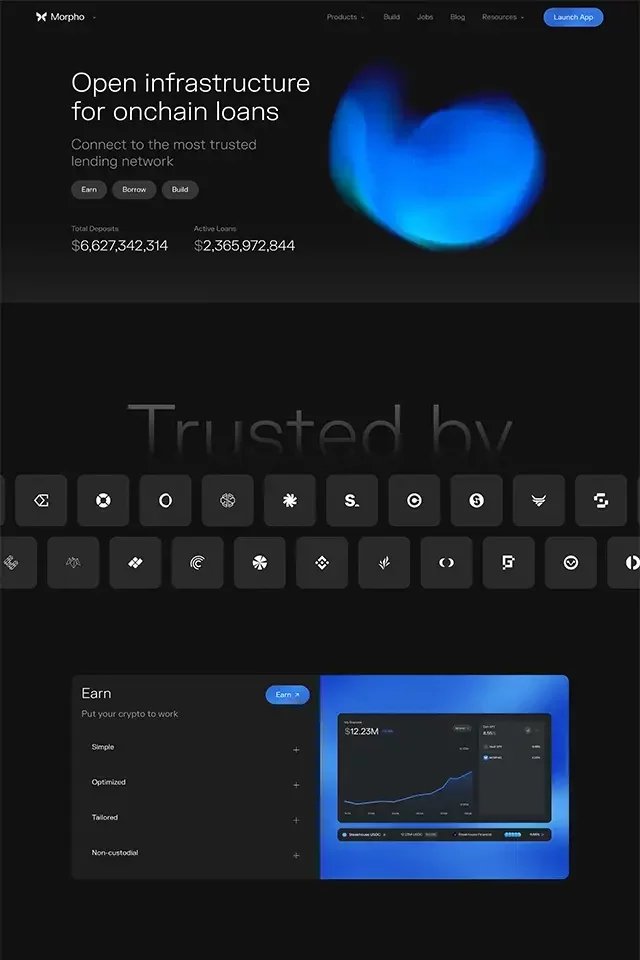 Morpho landing page