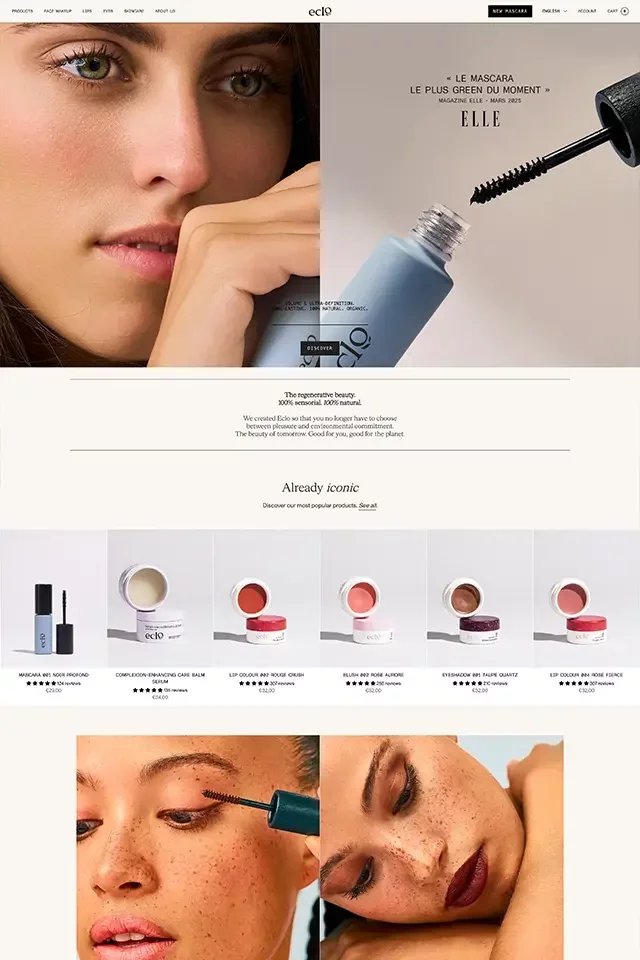 Eclo landing page