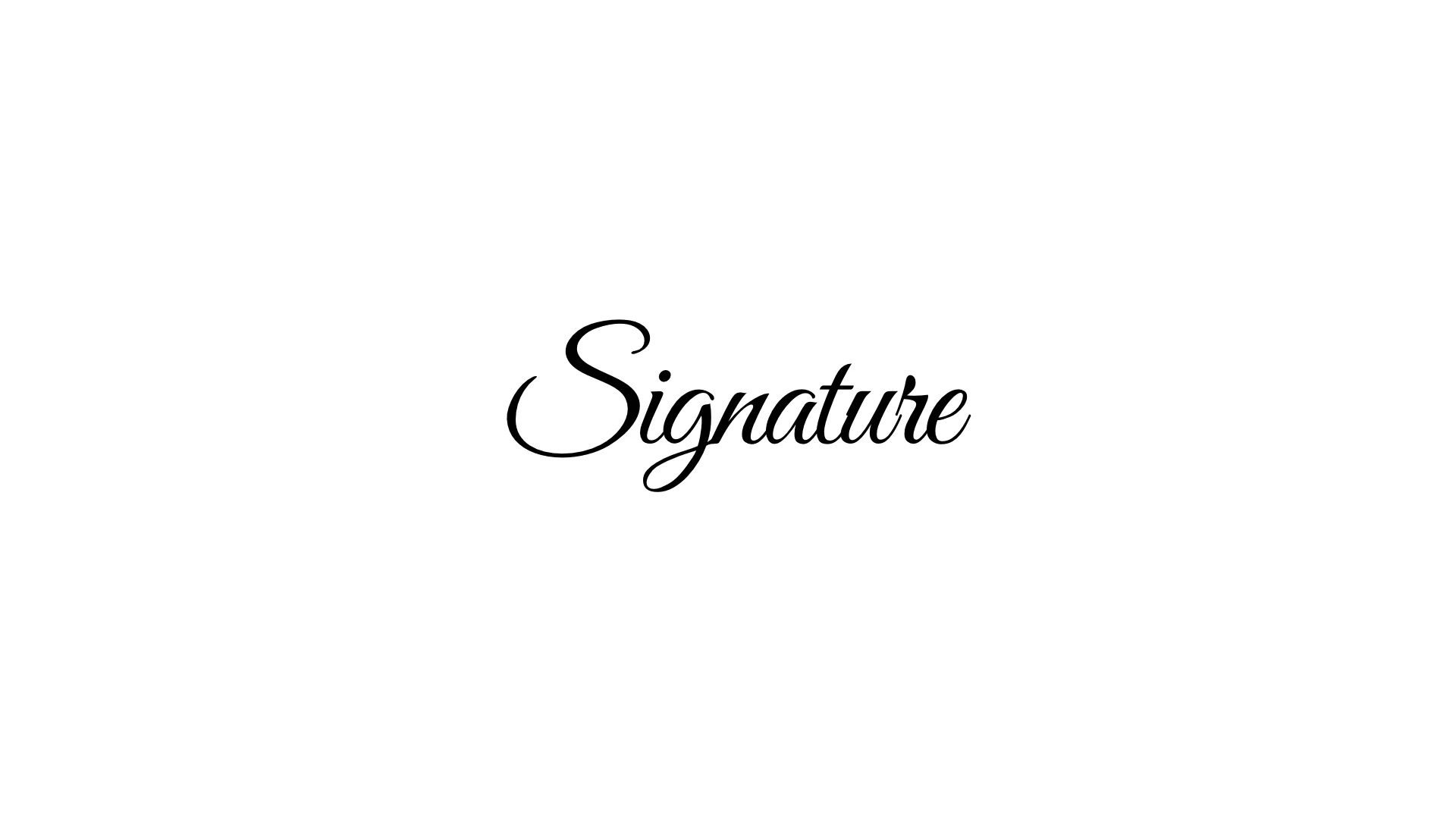 Best signature font in 2025 example #1 - Great Vibes