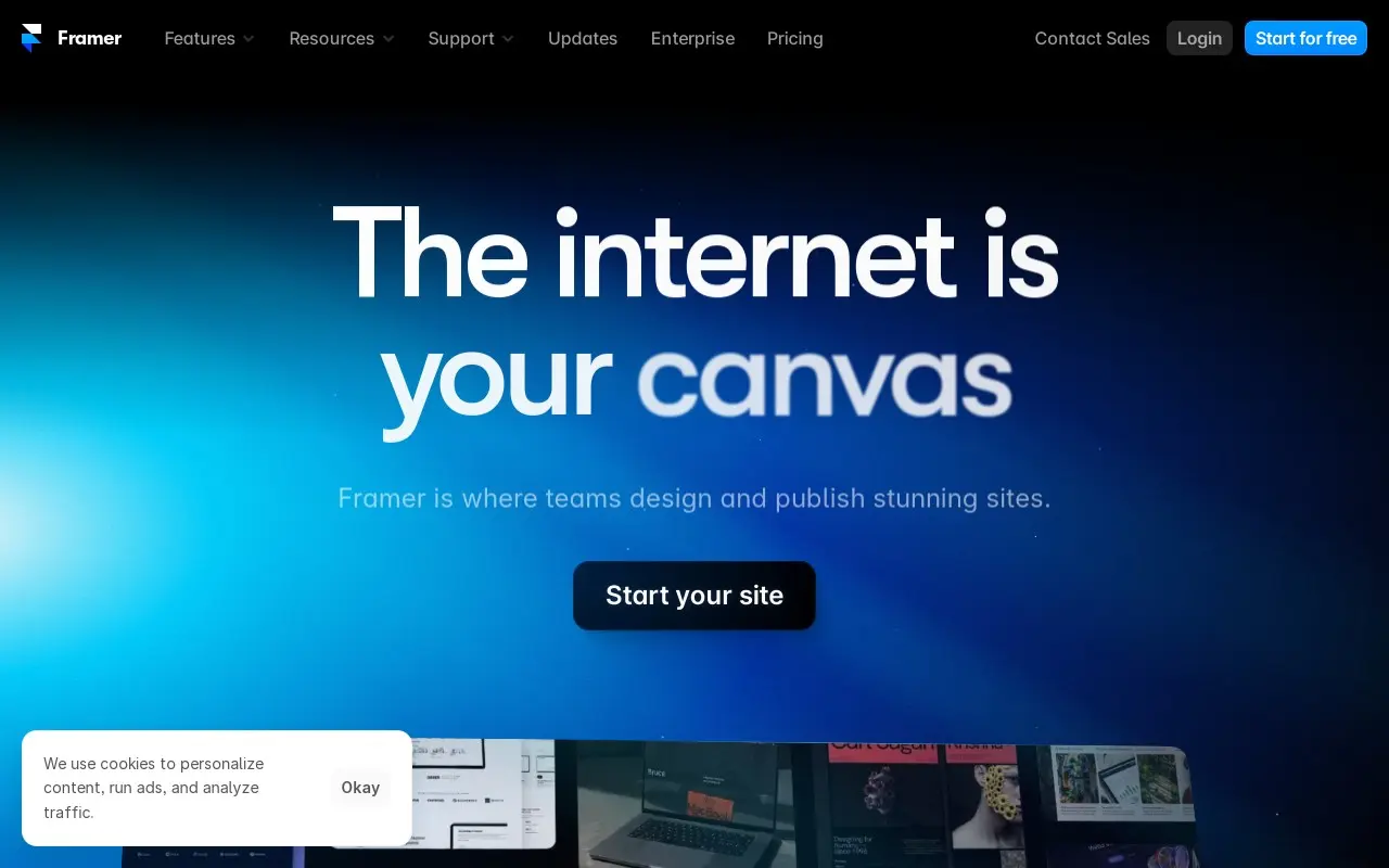 framer website builder