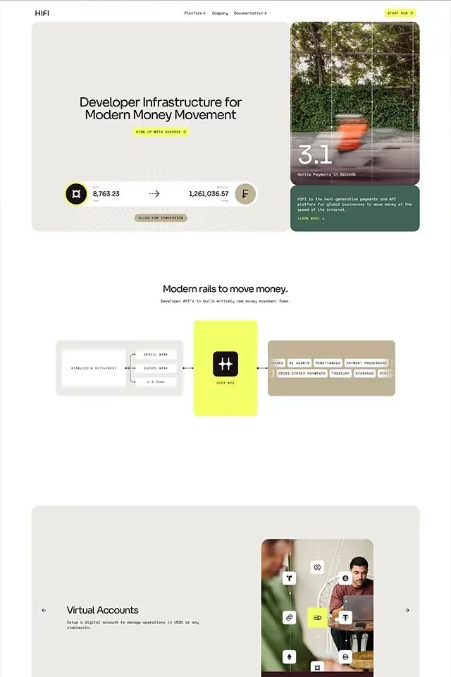HIFI landing page
