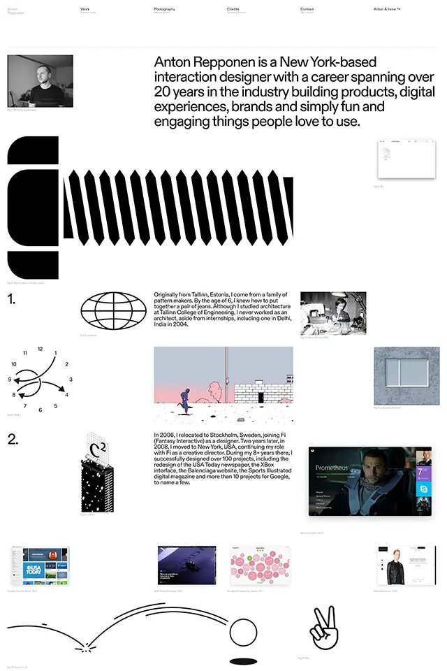 Anton Repponen landing page