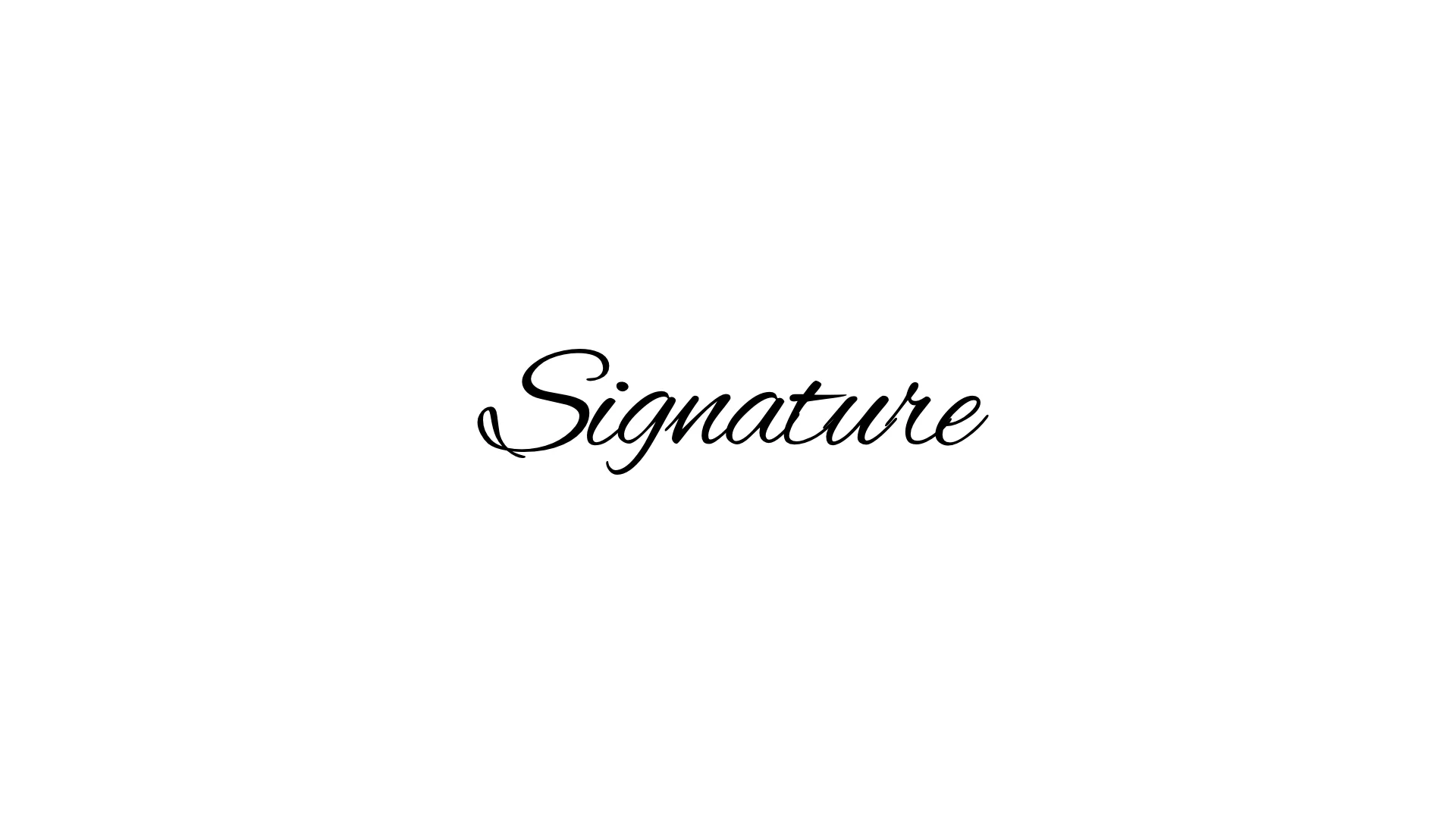 Best signature font in 2025 example #4 - Allura