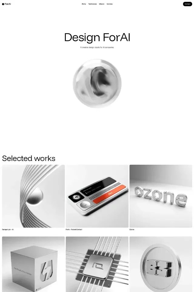 ForAI landing page
