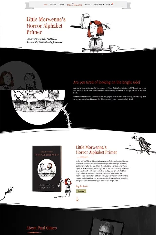Little Morwenna landing page