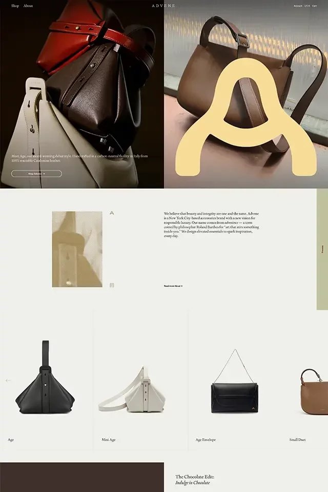 Advene landing page