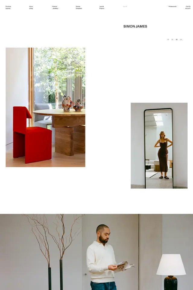 Simon James landing page