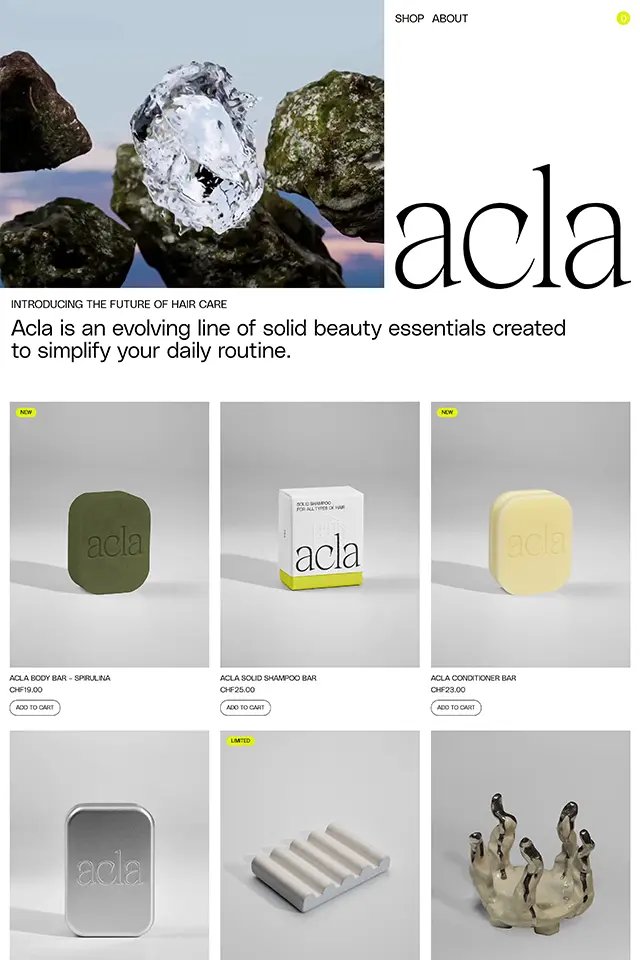 Alca landing page