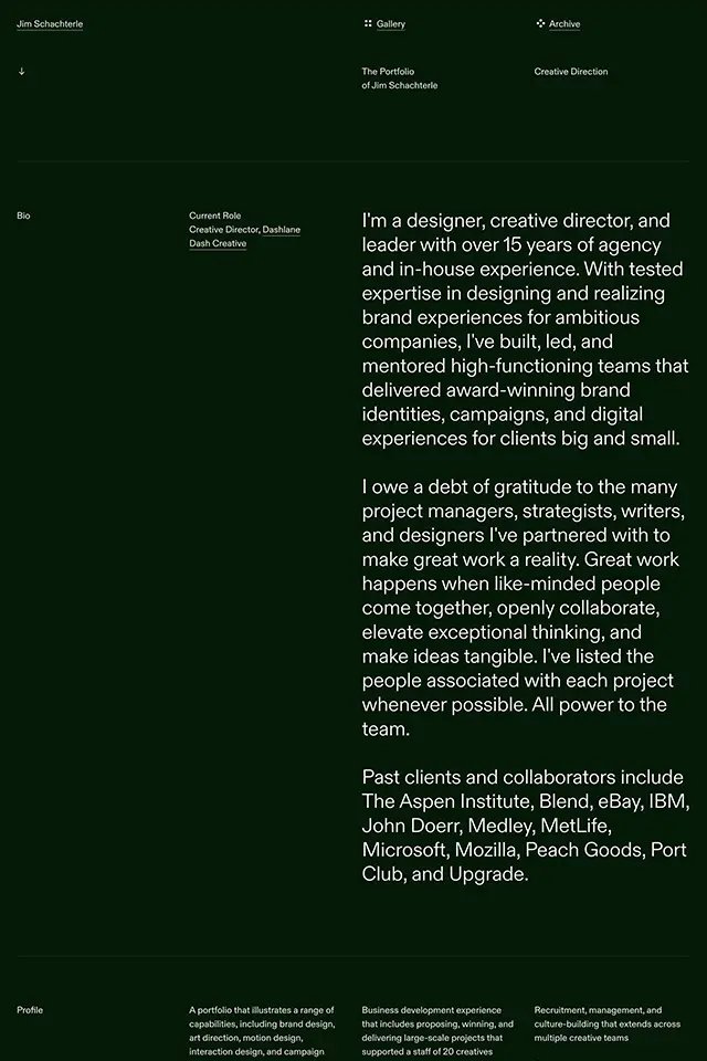 Jim Schachterle landing page