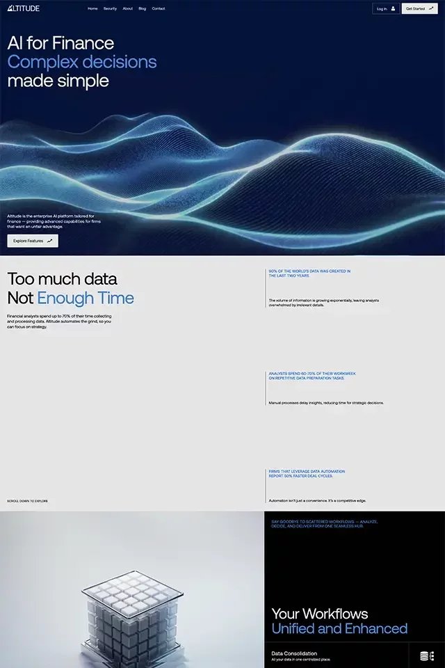 Altitude landing page