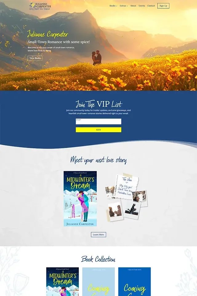 Julian Necarpenter landing page
