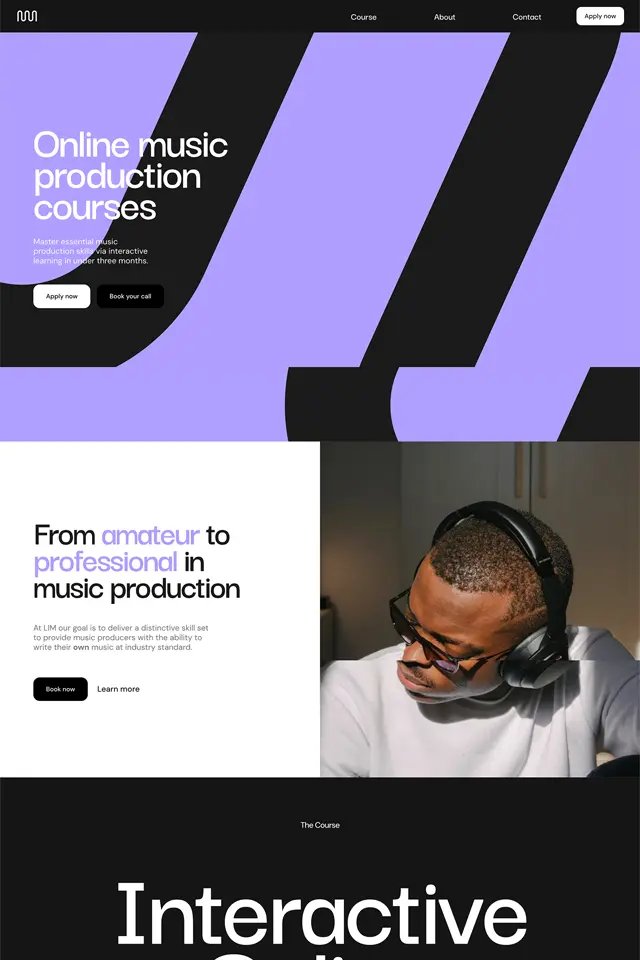LimLondon landing page