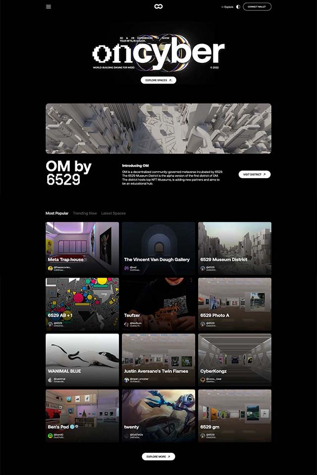 oncyber landing page