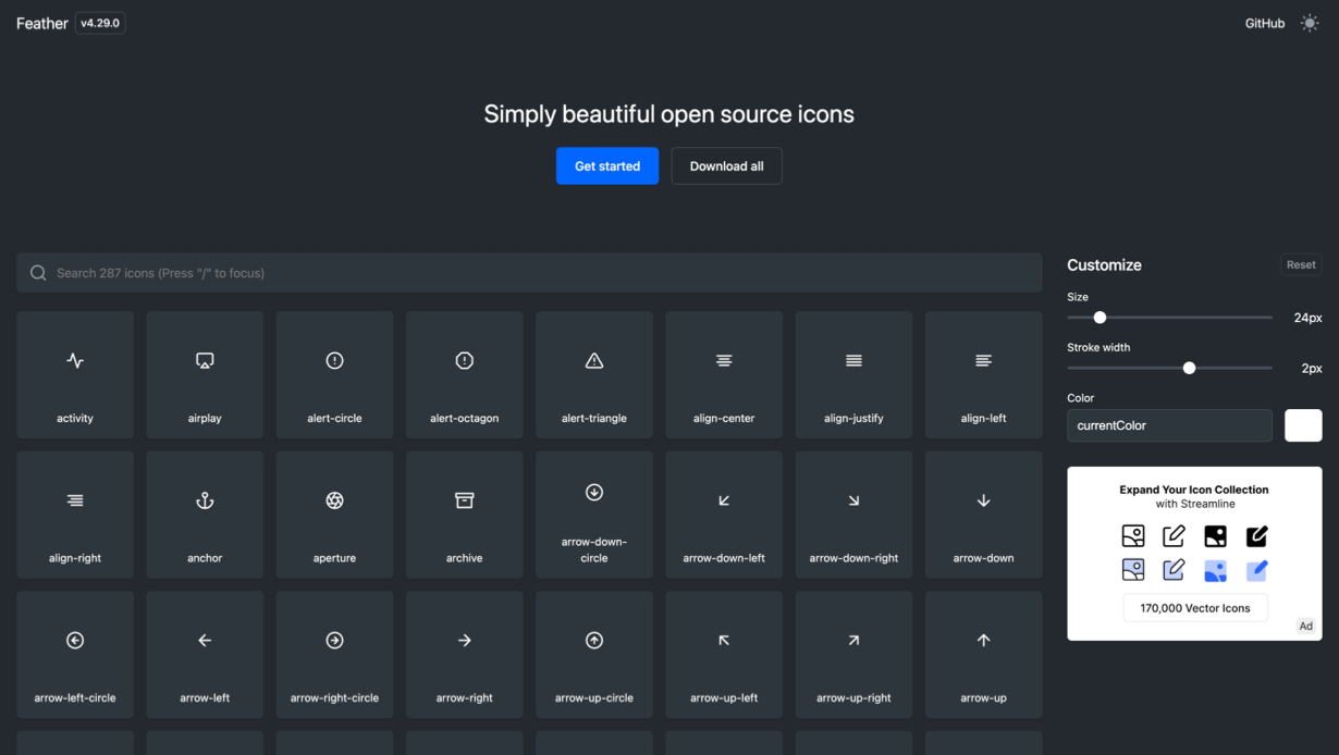 Feather Icons