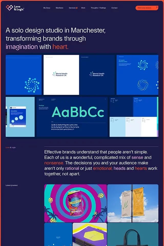 Love&Logic landing page