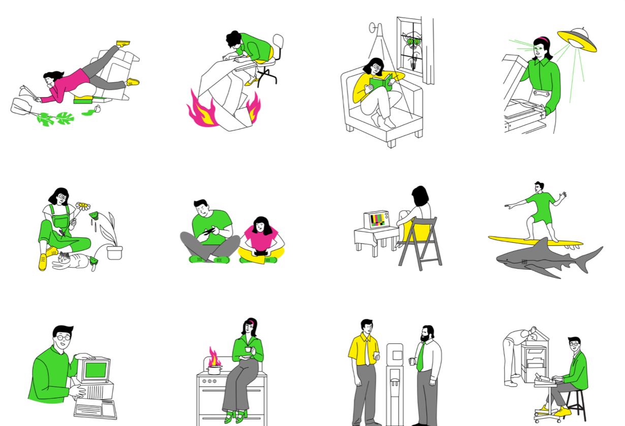 Onfire Craftwork Design illustrations