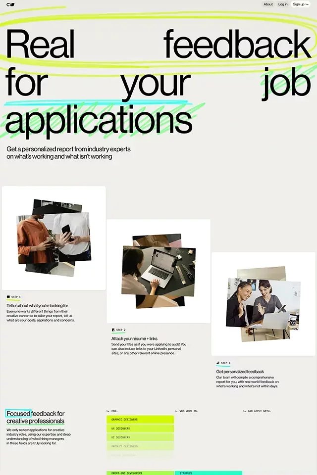 SuperHi landing page