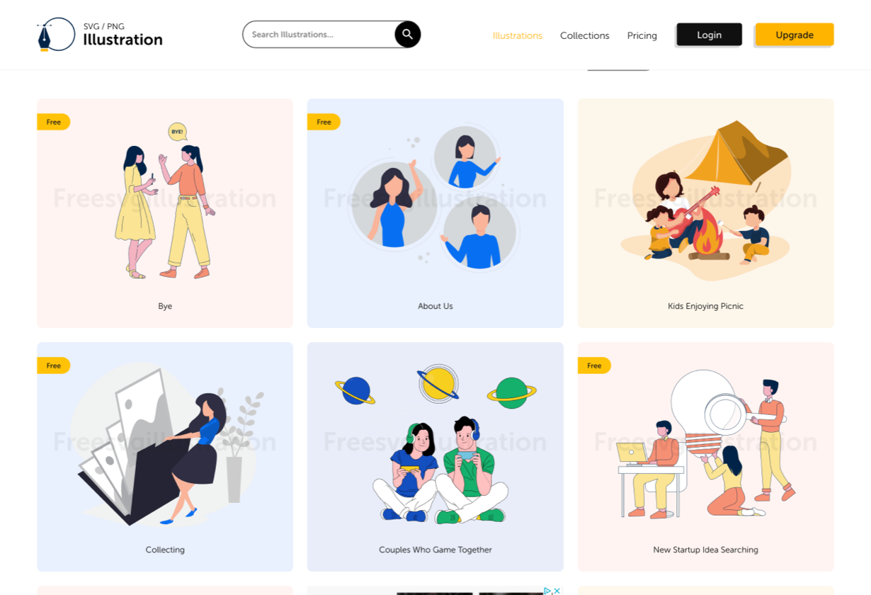Free SVG Illustrations