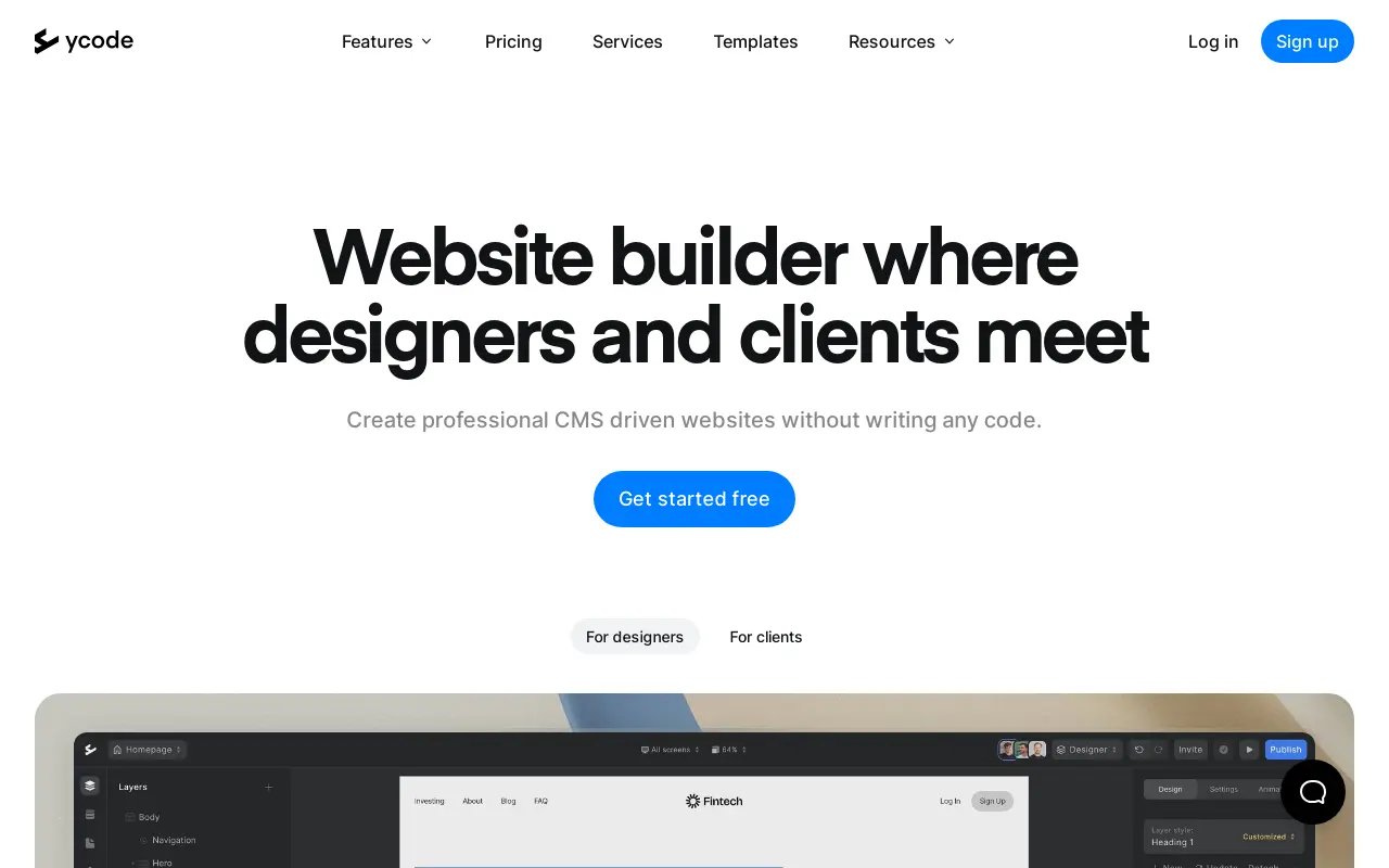 ycode website builder