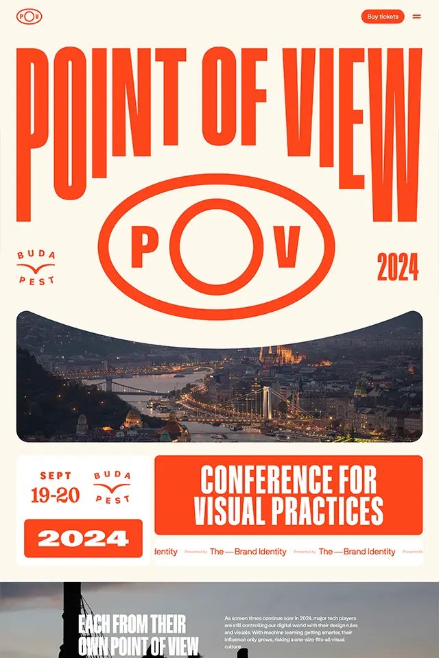 POV Budapest landing page
