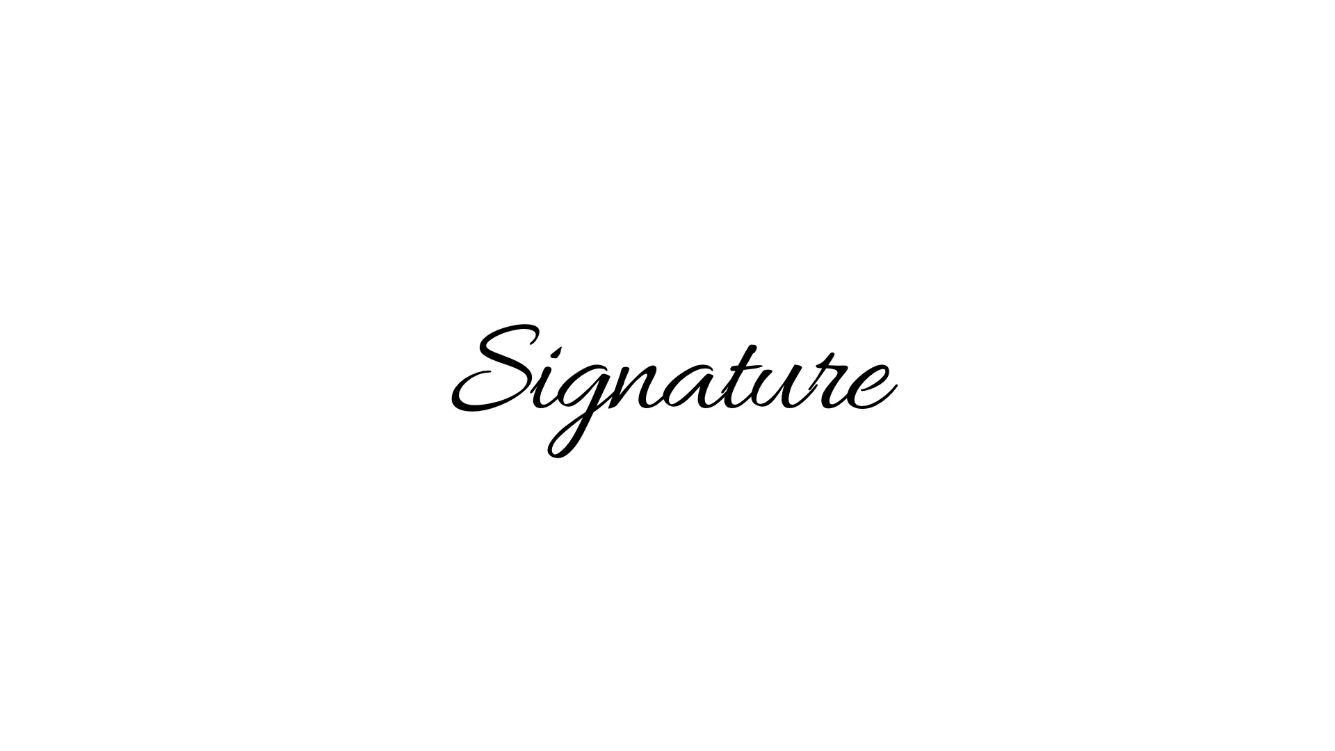 Best signature font in 2025 example #3 - Allura
